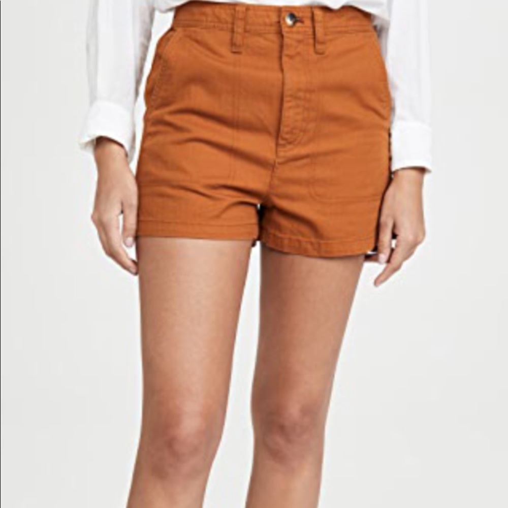 Madewell. M. Camp shorts. Worn once. High waist.